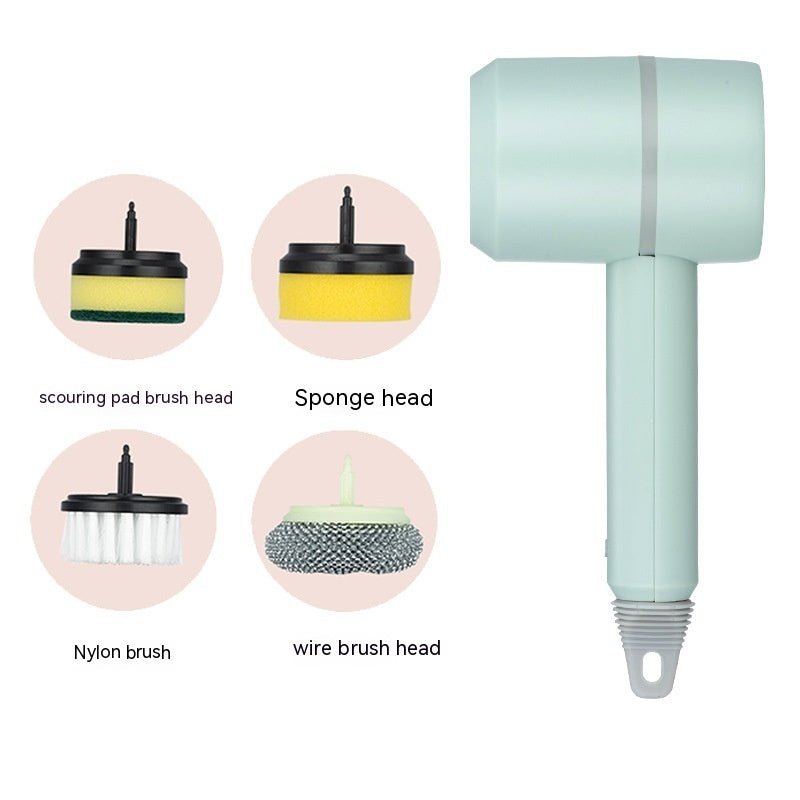 Electric Cleaning Brush Dishwashing Brush Automatic Wireless USB Rechargeable Professional Kitchen Bathtub Tile Cleaning Brushes - SIRISE LLCAccessories