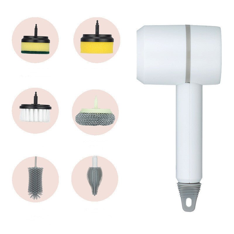 Electric Cleaning Brush Dishwashing Brush Automatic Wireless USB Rechargeable Professional Kitchen Bathtub Tile Cleaning Brushes - SIRISE LLCAccessories