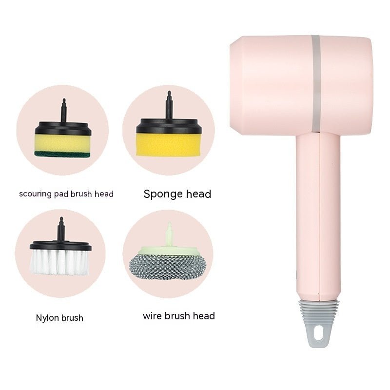 Electric Cleaning Brush Dishwashing Brush Automatic Wireless USB Rechargeable Professional Kitchen Bathtub Tile Cleaning Brushes - SIRISE LLCAccessories