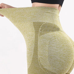 Fitness Yoga Shorts Pants Butt Lifting Seamless Leggings - SIRISE LLCWomen's