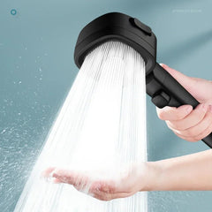 High Pressure Water Saving Shower Head with 3 Adjustable Modes - Eco - Friendly ABS Material for Ultimate Shower Experience - SIRISE LLC