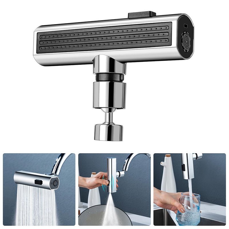 Kitchen Faucet Waterfall Outlet Splash Proof Universal Rotating Bubbler Multifunctional Water Nozzle Extension Kitchen Gadgets - SIRISE LLCAccessories