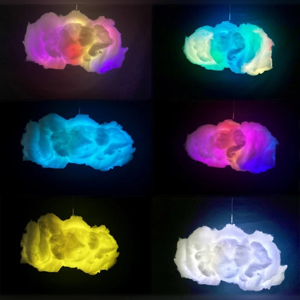 Light Lightning Simulation Clouds Bedroom Room Light USB Cloud Light APP Control Music Synchronization 3D RGBIC Ambient - SIRISE LLCAccessories