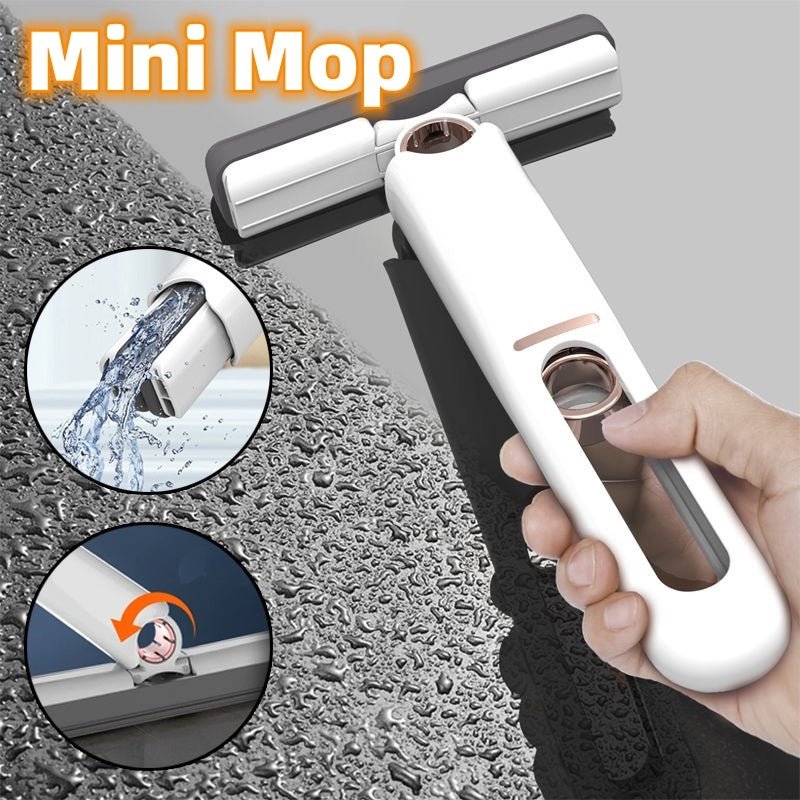 Mini Mops Floor Cleaning Sponge Squeeze Mop Household Cleaning Tools Home Car Portable Wiper Glass Screen Desk Cleaner Mop - SIRISE LLCAccessories