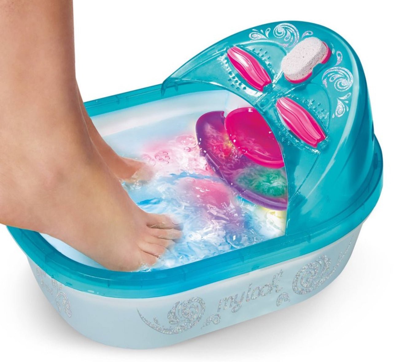 My Look Spa Sparkle 6 - in - 1 Real Massaging Foot Spa for Kids And Adults - SIRISE LLC