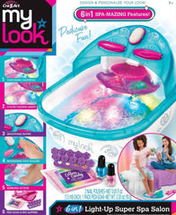 My Look Spa Sparkle 6 - in - 1 Real Massaging Foot Spa for Kids And Adults - SIRISE LLC