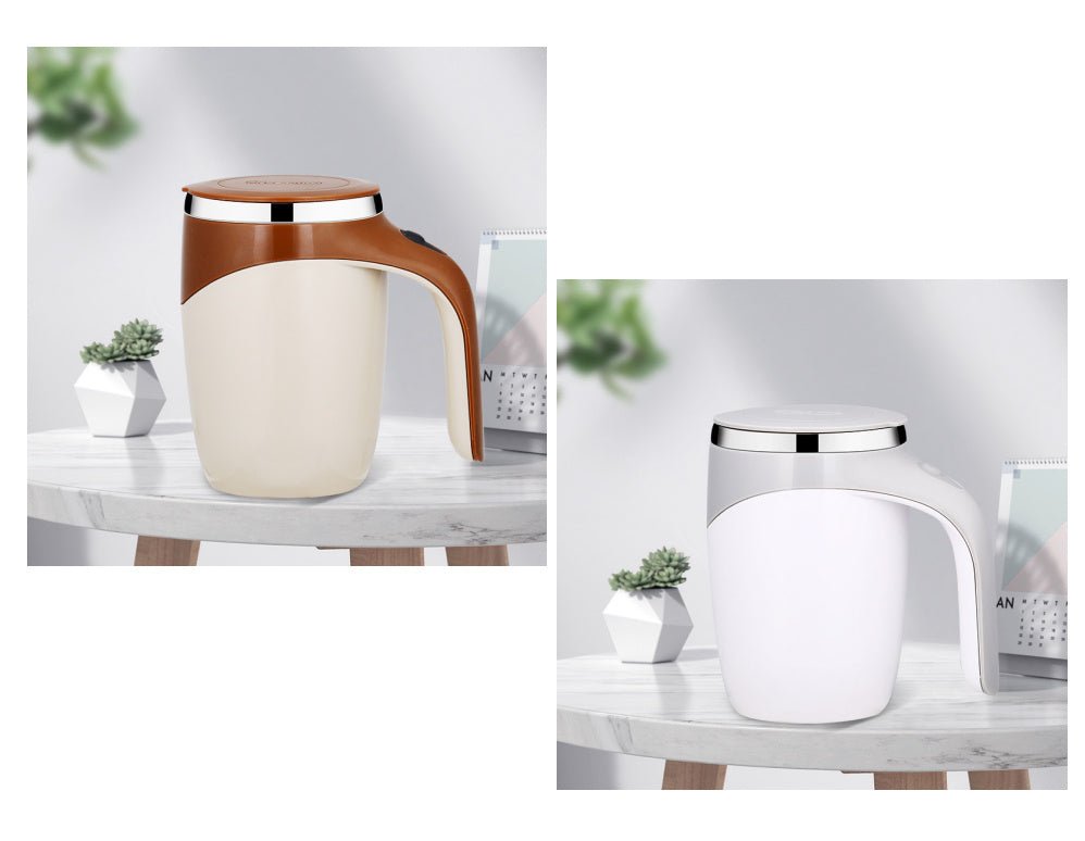 Rechargeable Model Automatic Stirring Cup Coffee Cup High Value Electric Stirring Cup Lazy Milkshake Rotating Magnetic Water Cup - SIRISE LLCAccessories