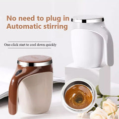 Rechargeable Model Automatic Stirring Cup Coffee Cup High Value Electric Stirring Cup Lazy Milkshake Rotating Magnetic Water Cup - SIRISE LLCAccessories