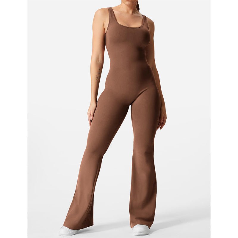 Slim Fit Hip Raise Jumpsuit Sexy BacklessYoga Clothes - SIRISE LLCAccessories