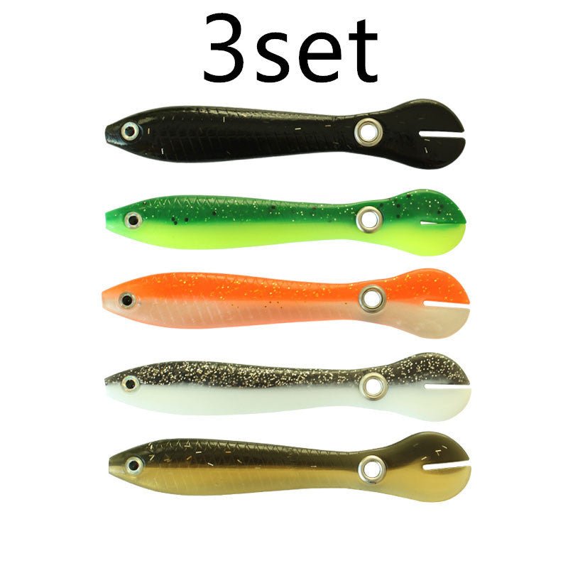 Slip - Action Soft Fishing Lure: Realistic Bouncing Bait for Bass, Trout & Pike - SIRISE LLCAccessories