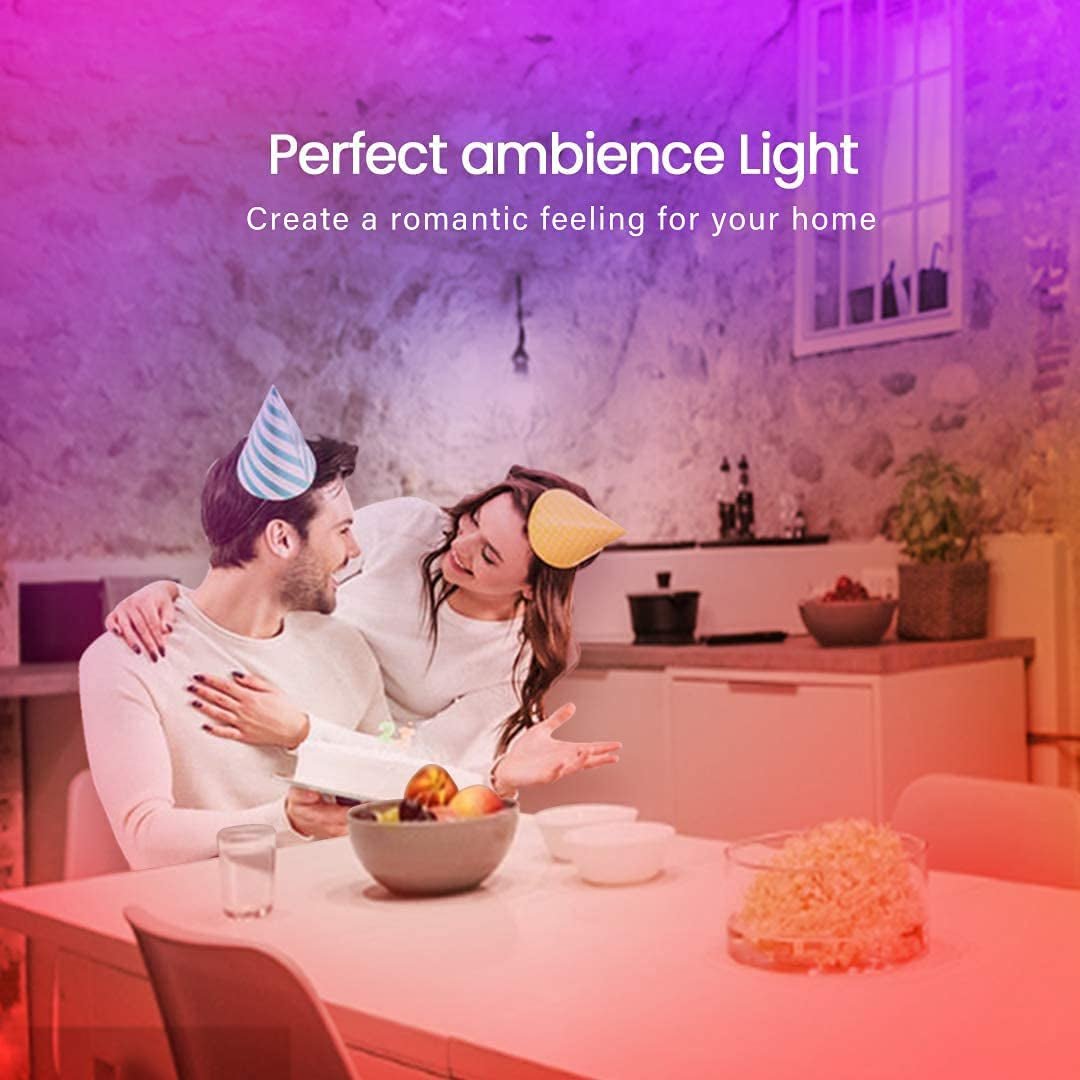 Transform Your Space with 50 FT Bluetooth LED Strip Lights - Color Changing & Music Sync for Ultimate Ambiance! - SIRISE LLC