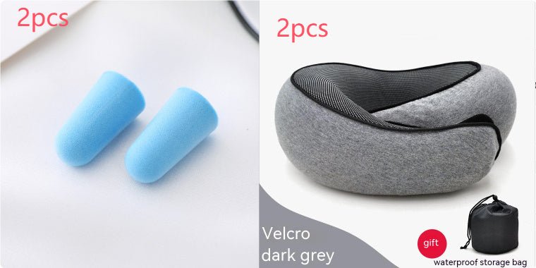 Travel Neck Pillow Non - Deformed Airplane Pillow Travel Neck Cushion Durable U - Shaped Travel Memory Cotton Nap Neck Pillow - SIRISE LLCAccessories