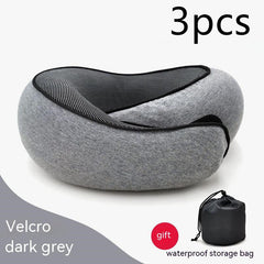 Travel Neck Pillow Non - Deformed Airplane Pillow Travel Neck Cushion Durable U - Shaped Travel Memory Cotton Nap Neck Pillow - SIRISE LLCAccessories