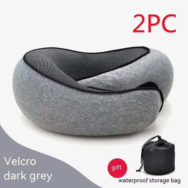 Travel Neck Pillow Non - Deformed Airplane Pillow Travel Neck Cushion Durable U - Shaped Travel Memory Cotton Nap Neck Pillow - SIRISE LLCAccessories