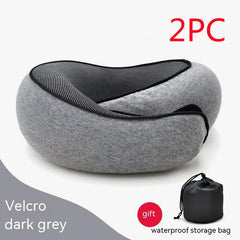 Travel Neck Pillow Non - Deformed Airplane Pillow Travel Neck Cushion Durable U - Shaped Travel Memory Cotton Nap Neck Pillow - SIRISE LLCAccessories