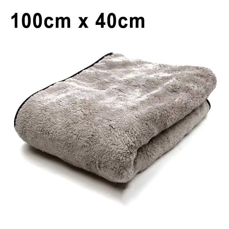 Ultimate Car Wash Towel - 100x40cm Microfiber Cleaning Cloth for Super Absorbent Shine! - SIRISE LLC