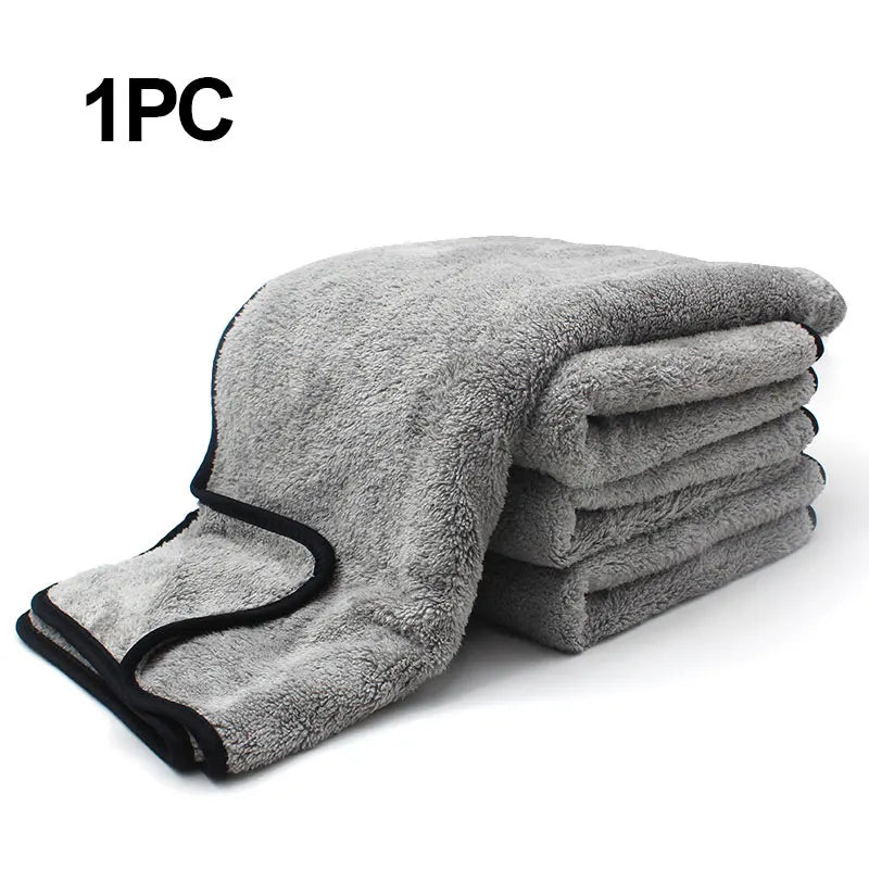 Ultimate Car Wash Towel - 100x40cm Microfiber Cleaning Cloth for Super Absorbent Shine! - SIRISE LLC