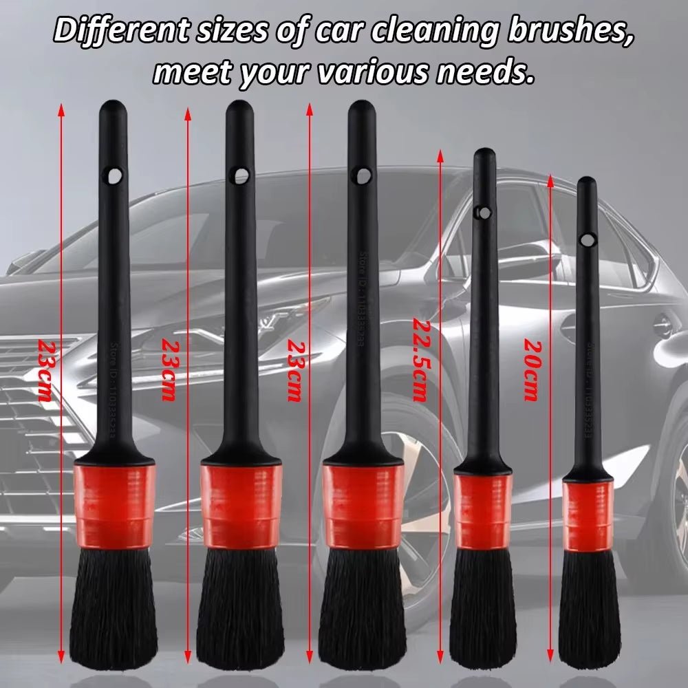 Zoposon Professional Car Cleaning Kit - Comprehensive Scrubber Drill Detailing Brush Set with Air Conditioner Vents Towel Polisher for Ultimate Auto Detailing - SIRISE LLC